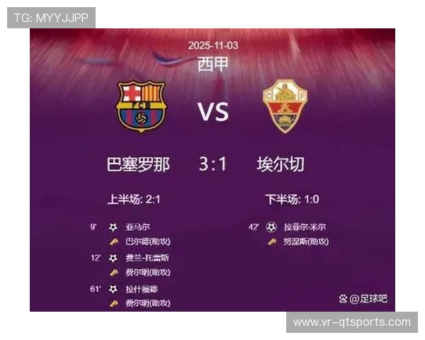 巴萨对阵埃尔切 历史21场不败心理占优